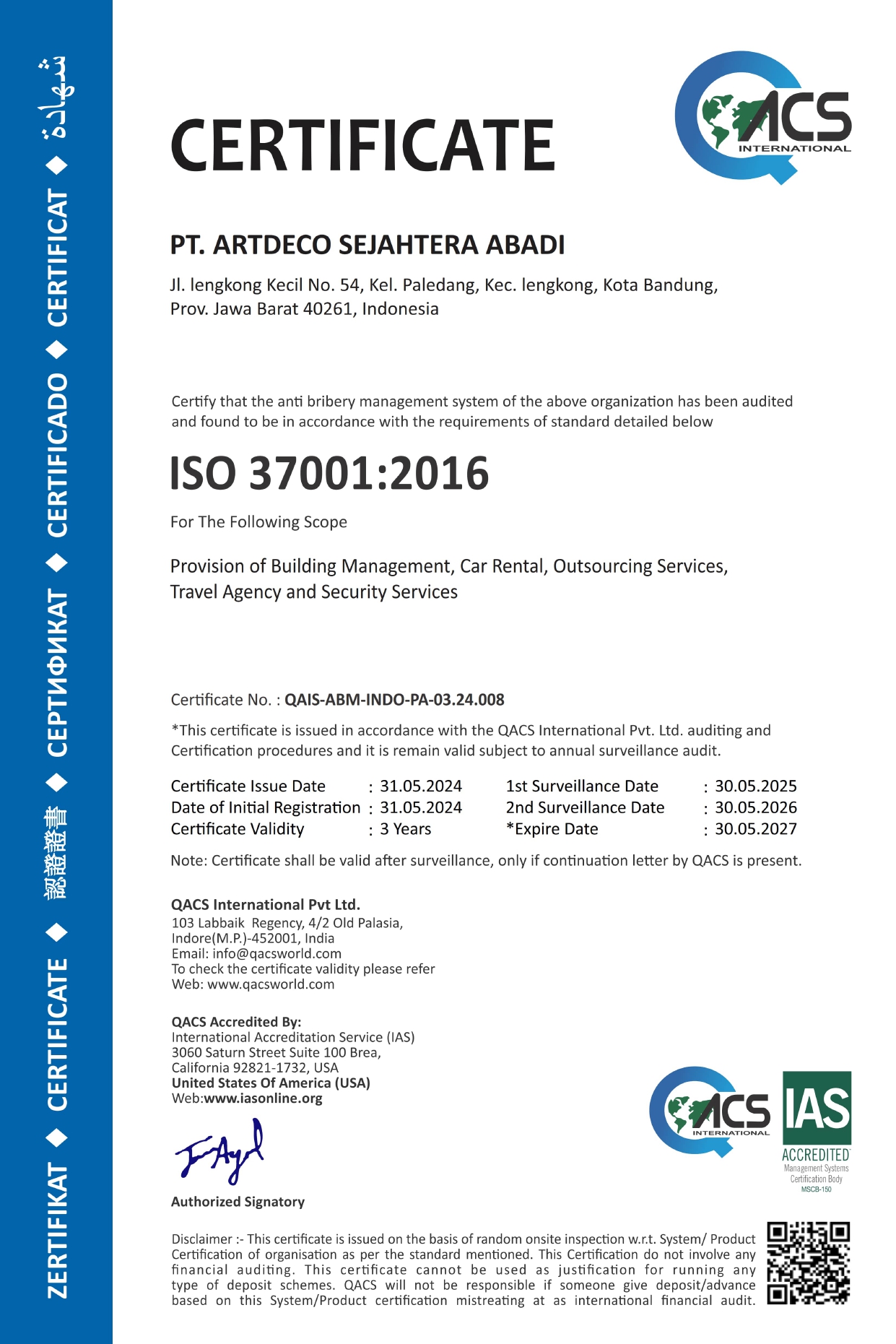 ISO 37001:2016