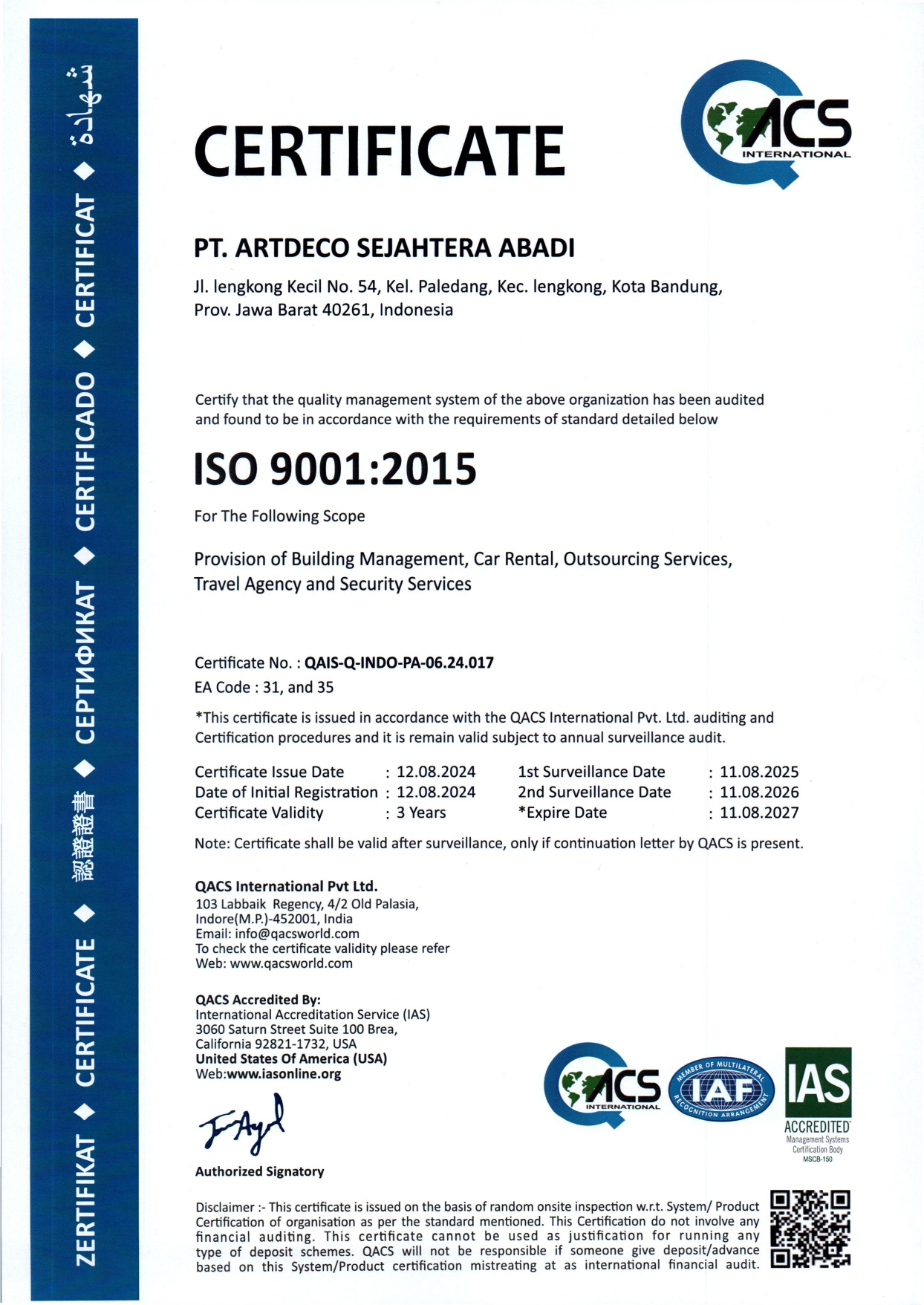 ISO 9001:2015
